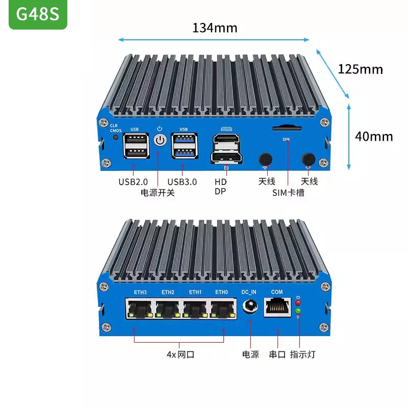 G48S Alder Lake N100 소프트 라우터 D - Pfsense Firewall Router 2.5G 4 I226 리뷰 및 가격