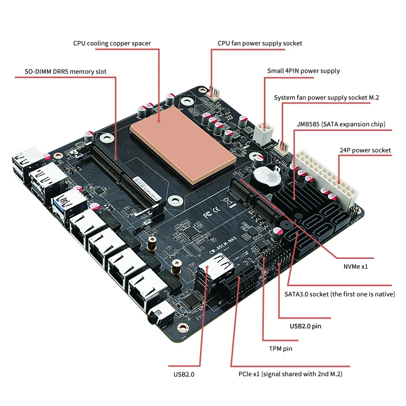 ITX N150 마더보드 Nas 세트 Alder Lak - Nas Motherboard 8 Sata Mini Itx 리뷰 및 가격
