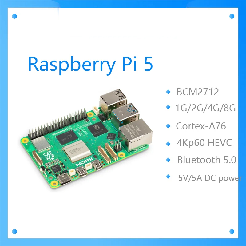 공식 오리지널 라즈베리 파이 5 Cortex-A76 리 - Raspberry Pi 5 8Gb Board 리뷰 및 가격