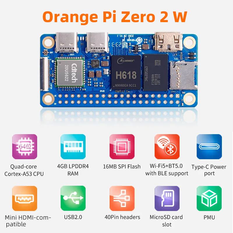 오렌지 파이 제로 2W 4GB 2GB 1.5GB 1GB - Rockchip Rk3588 Development Board 리뷰 및 가격