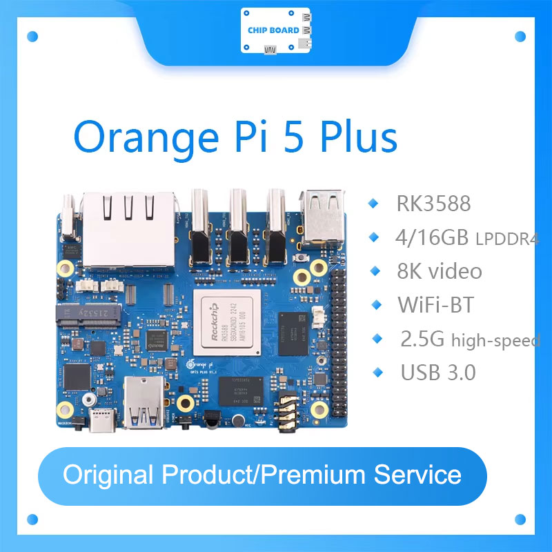 오렌지 파이 5 플러스 싱글 보드 컴퓨터, PCIE 모 - Orange Pi 5 Plus 16Gb 리뷰 및 가격