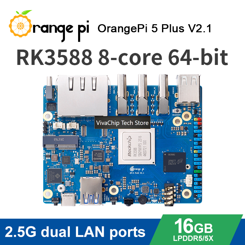 VivaCTOrange Pi 5 Plus 미니 PC 개 - Orange Pi 5 Plus 16Gb 리뷰 및 가격