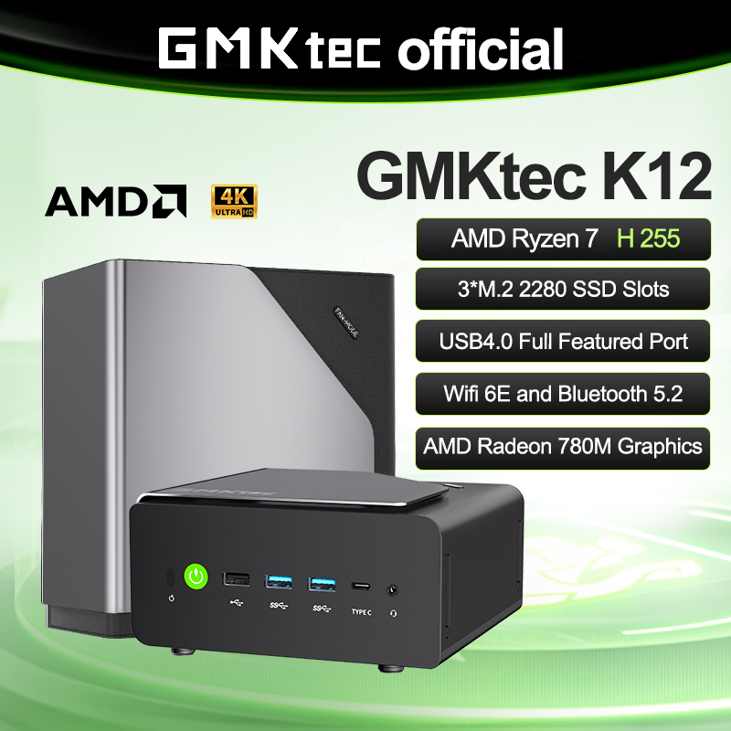 GMKtec K12 미니 PC AMD 라이젠 ™   7 - Oculink Egpu Mini Pc 리뷰 및 가격